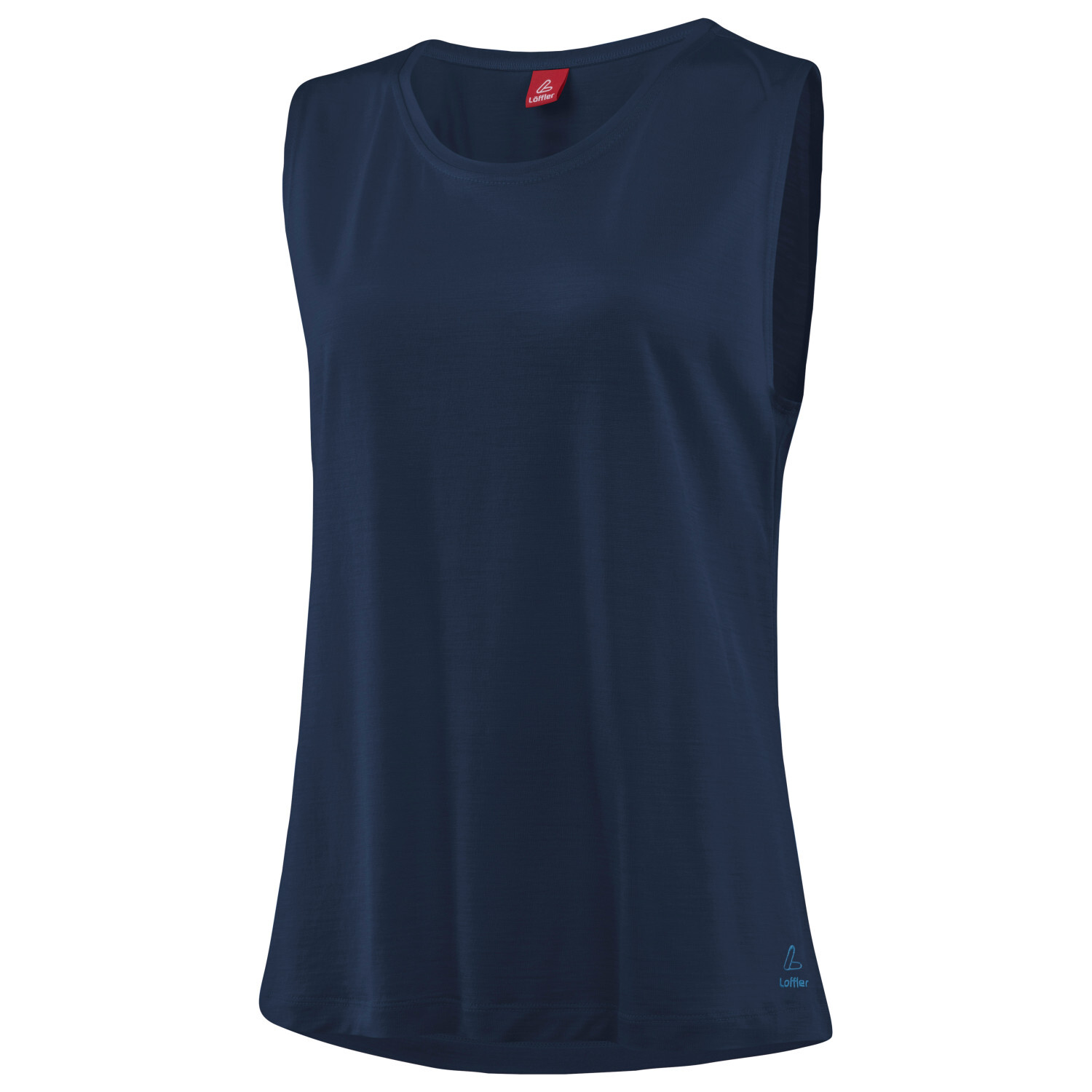 

Рубашка из мериноса Löffler Women's Loose Tanktop Merino Tencel, темно синий