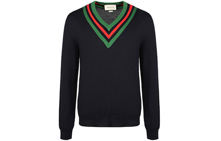 

Свитер мужской темно-синий Gucci, темно-синий