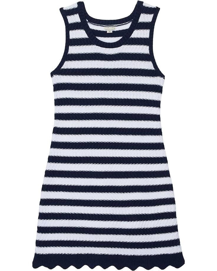

Платье HABITUAL girl Stripe Crochet Dress, темно-синий