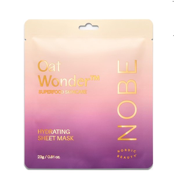 

NOBE Oat Wonder Sheet Mask, увлажняющая тканевая маска для лица, 1 шт.