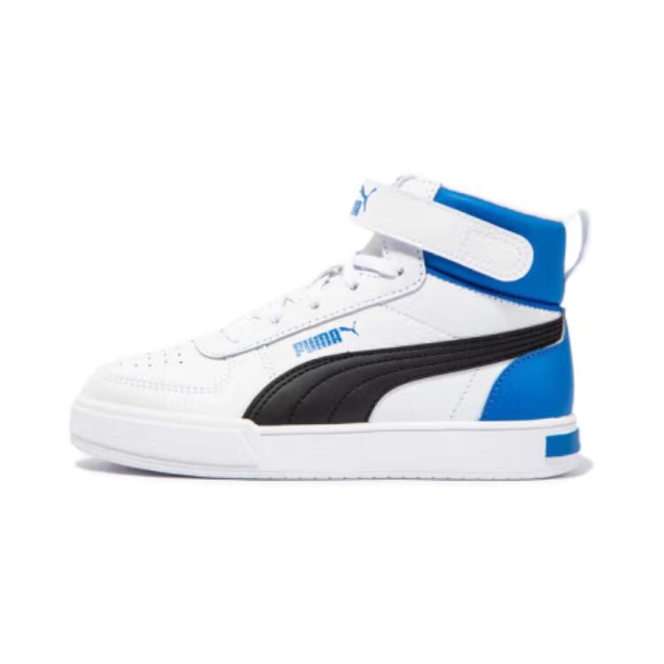 

Кроссовки для скейтбординга Caven Kids PS Mid-top белые/черные/гоночные синие Puma, белый/черный/синий