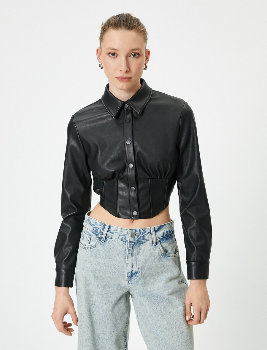 

Рубашка Koton Blouse, черный