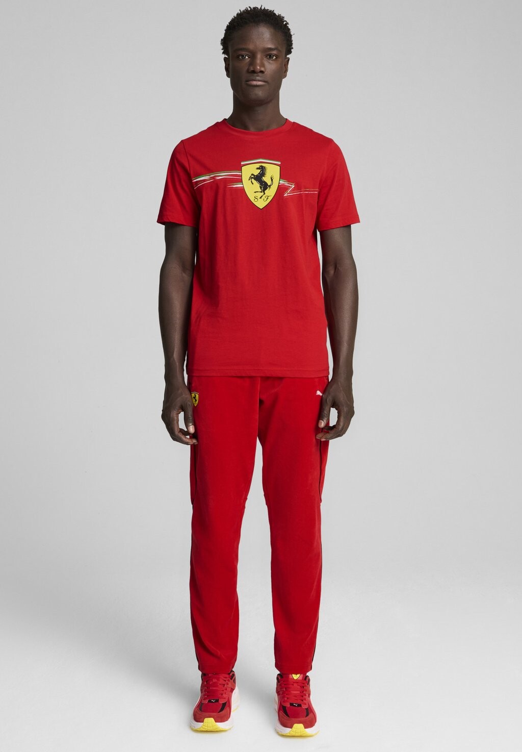 

Футболка с принтом SCUDERIA FERRARI RACE BIG SHIELD Puma, красный