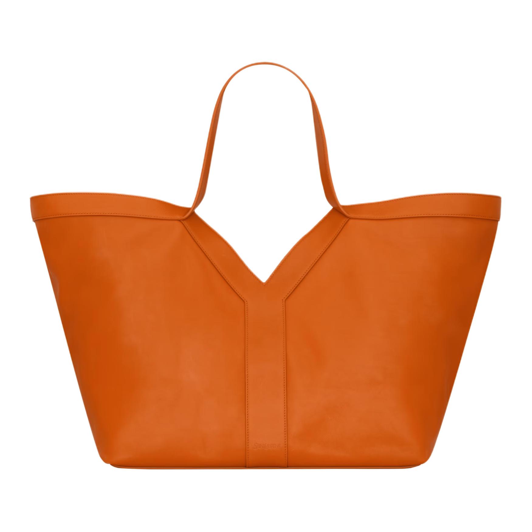 

SAINT LAURENT Женская сумка из коровьей кожи оранжевая