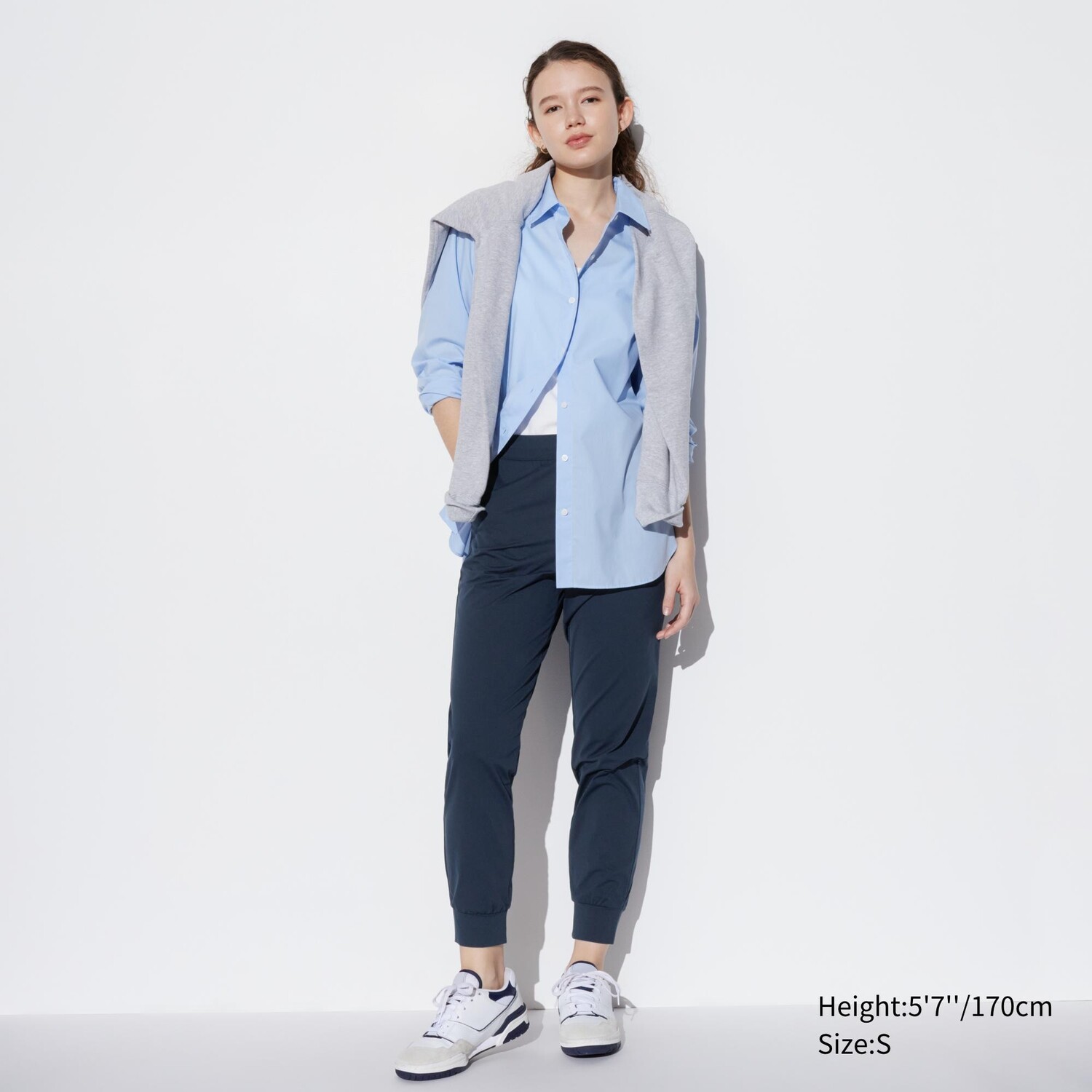 

Ультрастрейч-джоггеры airism UNIQLO, темно-синий