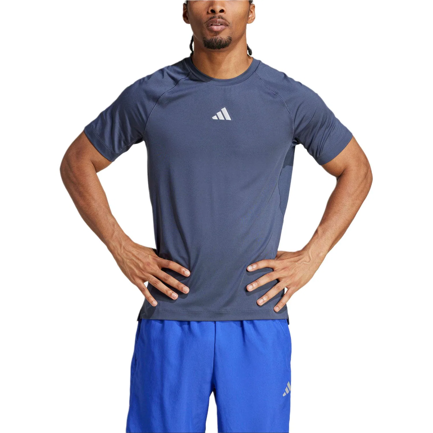 Футболка SportPerformance GYM+AEROREADY мужская Blue Adidas
