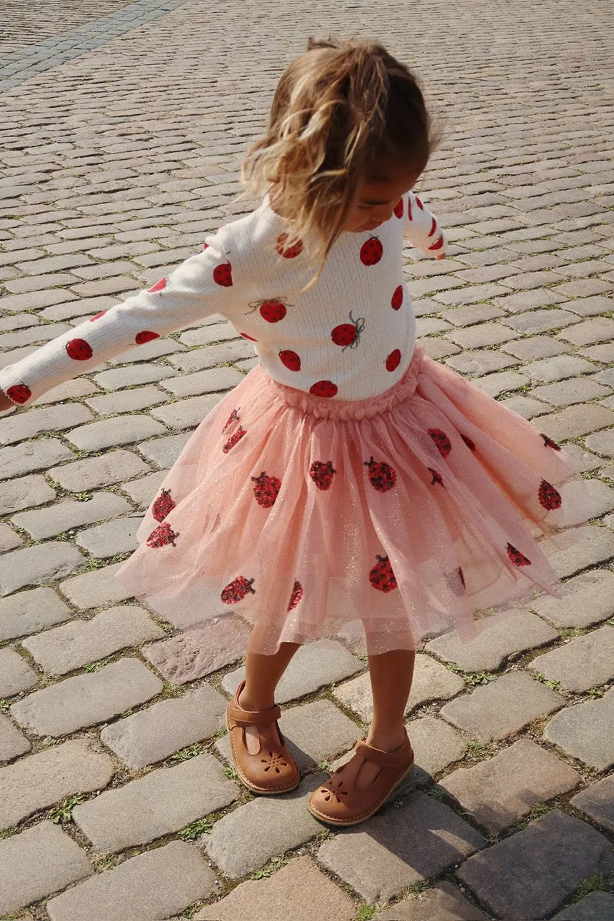 

YVONNE LADYBUG SKIRT юбка для девочки Konges Sløjd, оранжевый