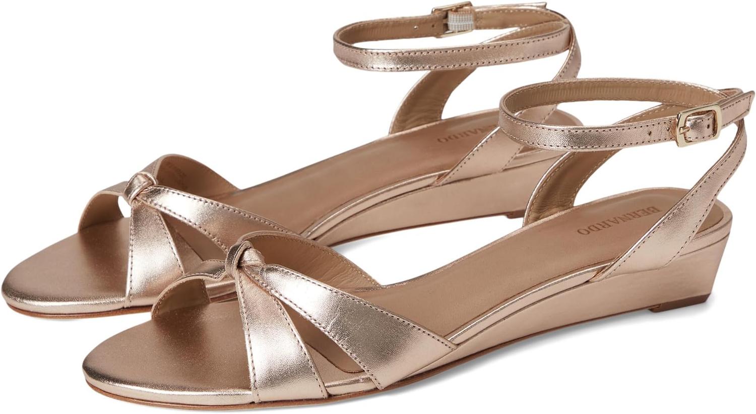 Сандалии Bernardo Garcel, цвет Blush Metallic