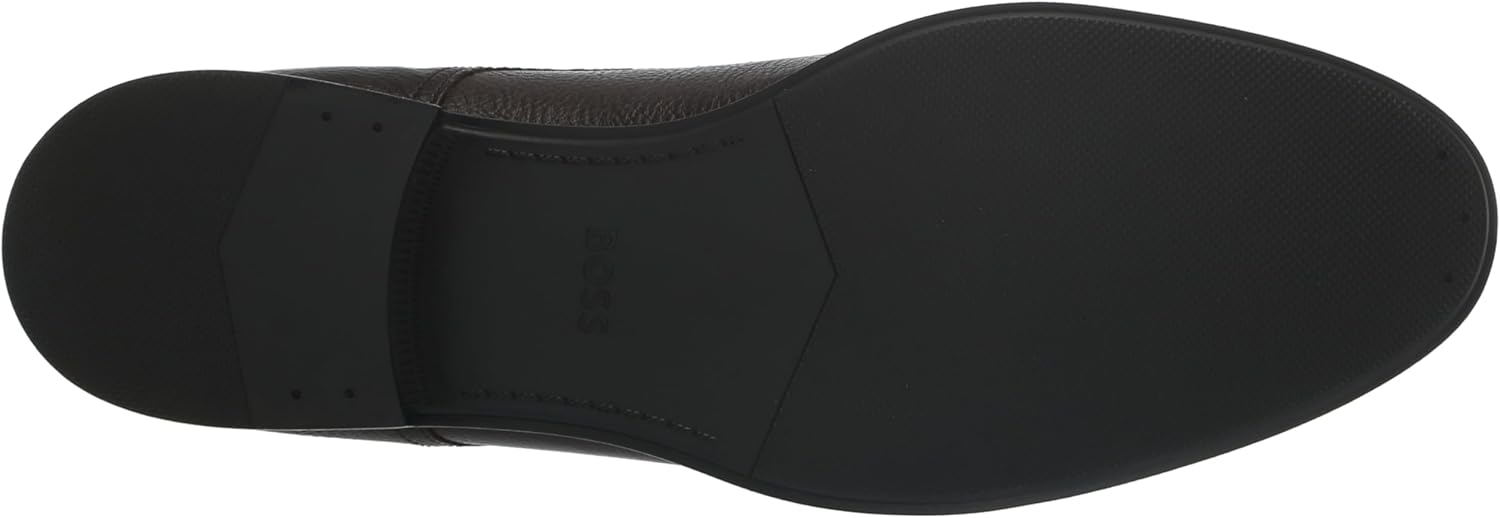 Мужские дерби Colby из зерненой кожи BOSS, Dark Oak — фото 4