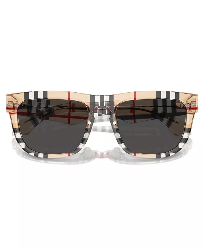 Мужские солнцезащитные очки, Be4431U Burberry, коричневый — фото 4