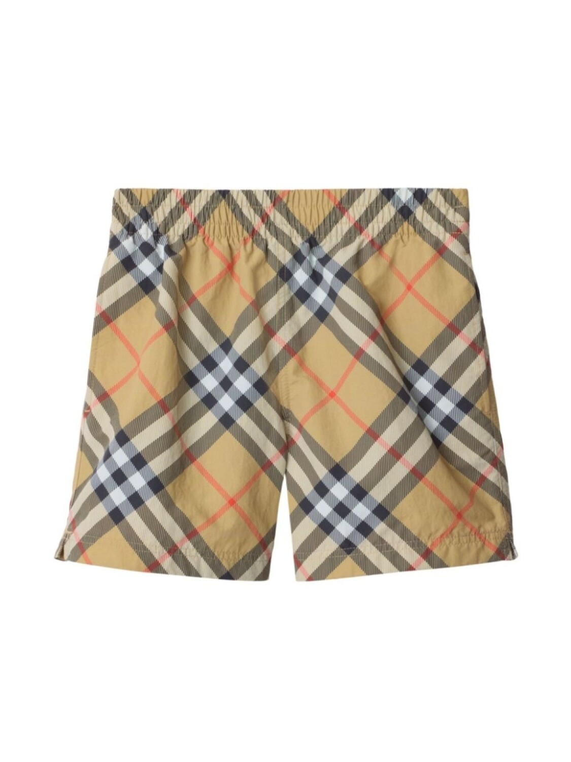 

Плавки-шорты в клетку Nova Burberry Kids, нейтральный цвет
