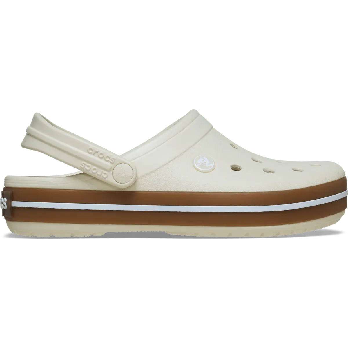 Crocband Gum Clog Crocs, Summit White