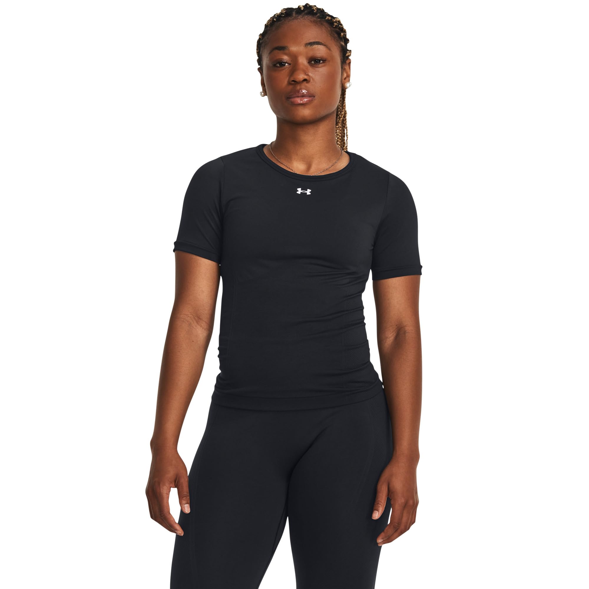 

Футболка Under Armour Vanish Seamless Short Sleeve T-Shirt, черный/белый