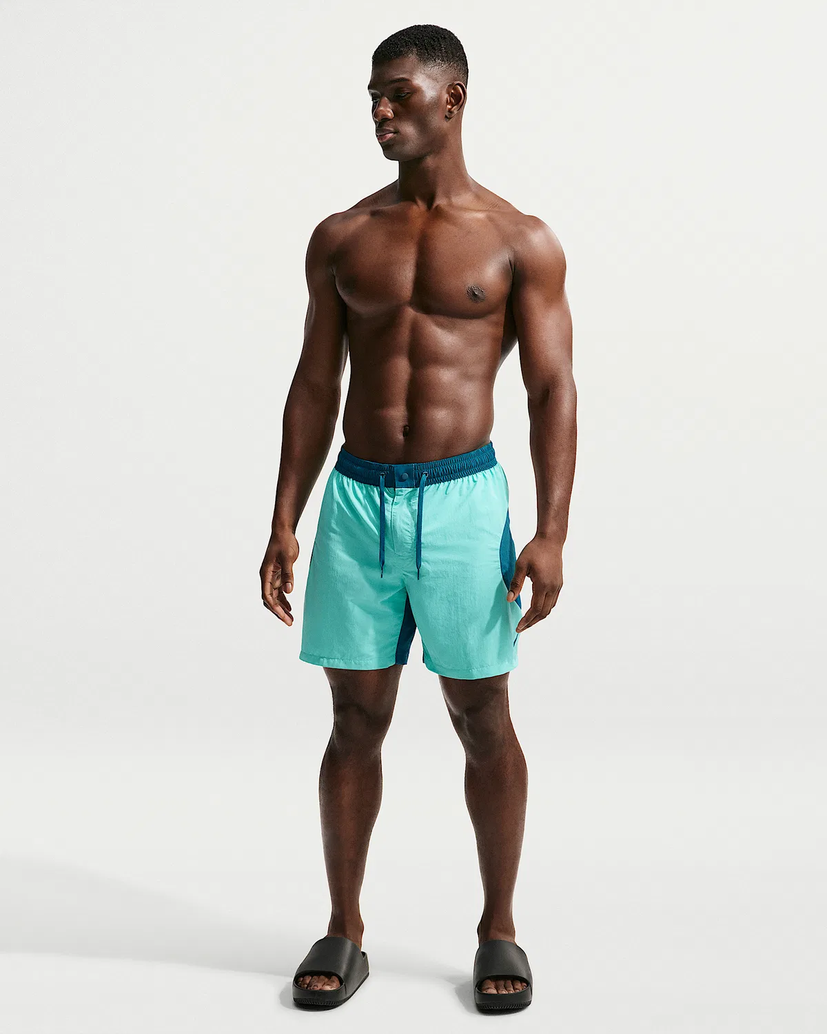 Мужские плавательные шорты Nike Volley 7" с полной подкладкой, Bleached Turquoise