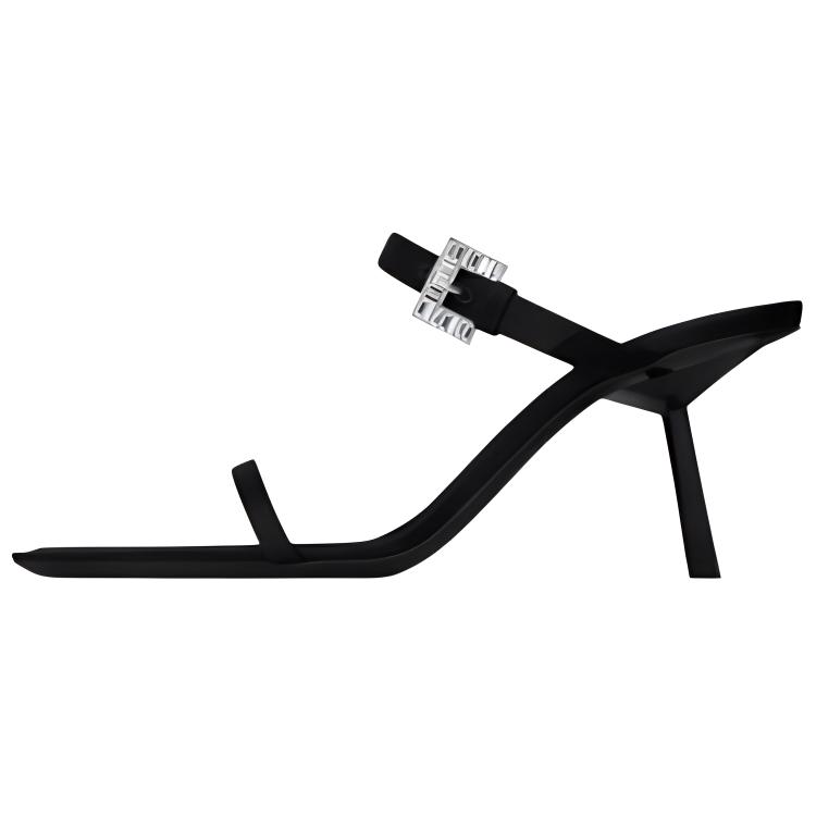 SAINT LAURENT Слайды женские Black