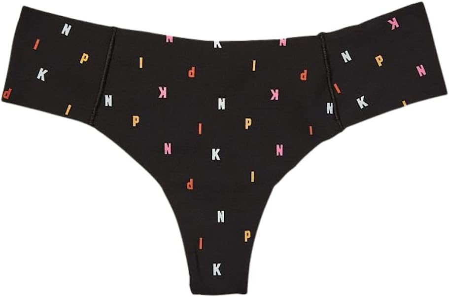 

Розовые классические стринги без швов/цвет черный мини Victoria's Secret, Black