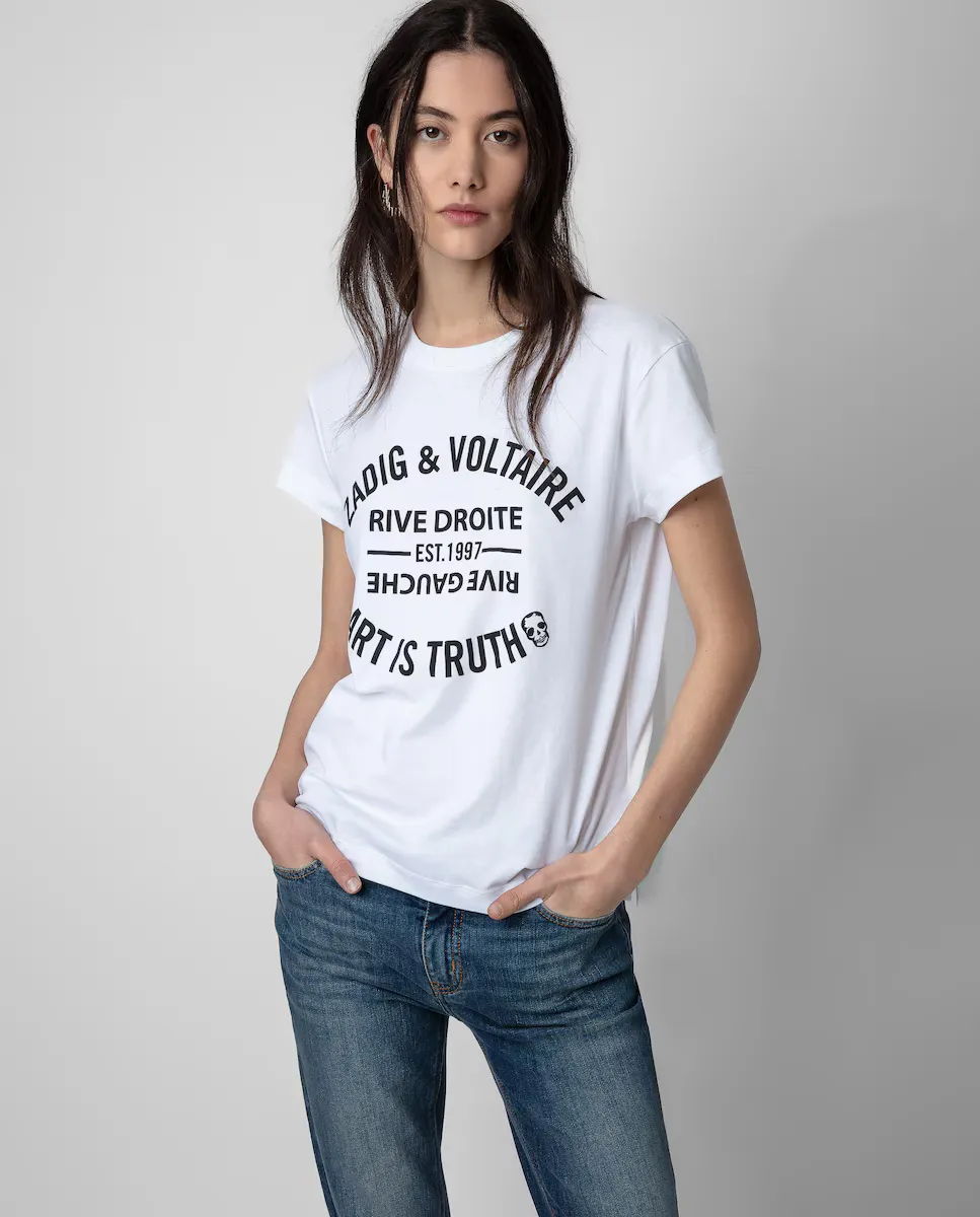 

Футболка женская Walk с коротким рукавом Zadig & Voltaire, белый