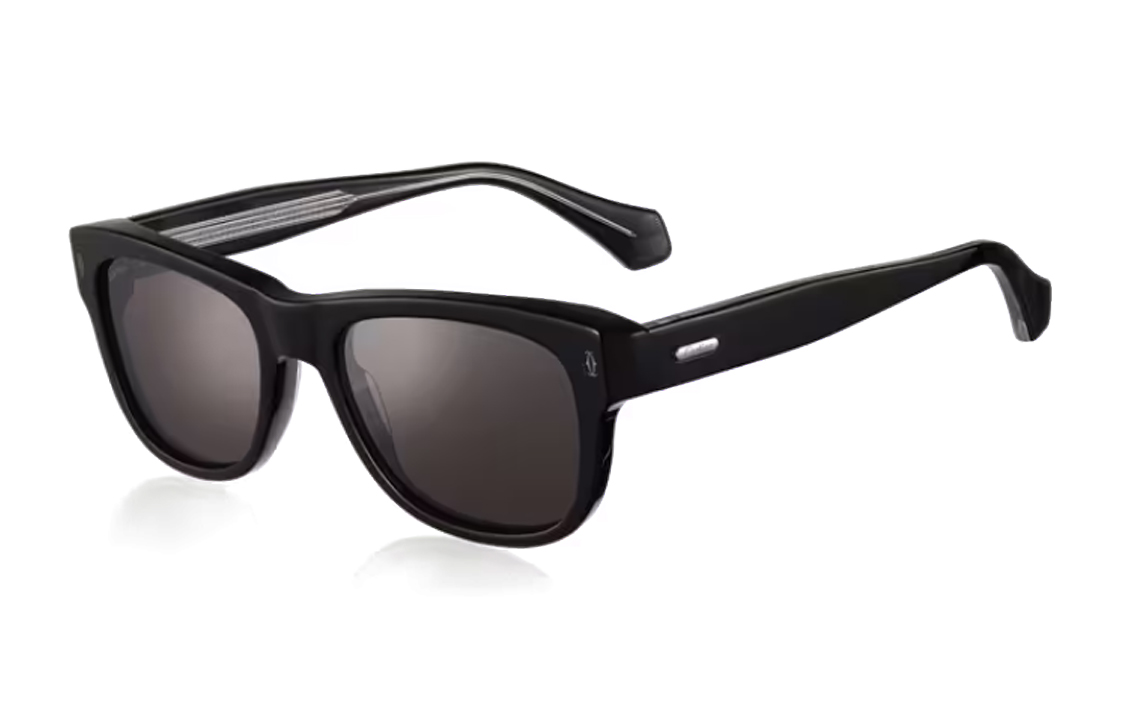 

Cartier Составные солнцезащитные очки-бабочки женские черные, Black