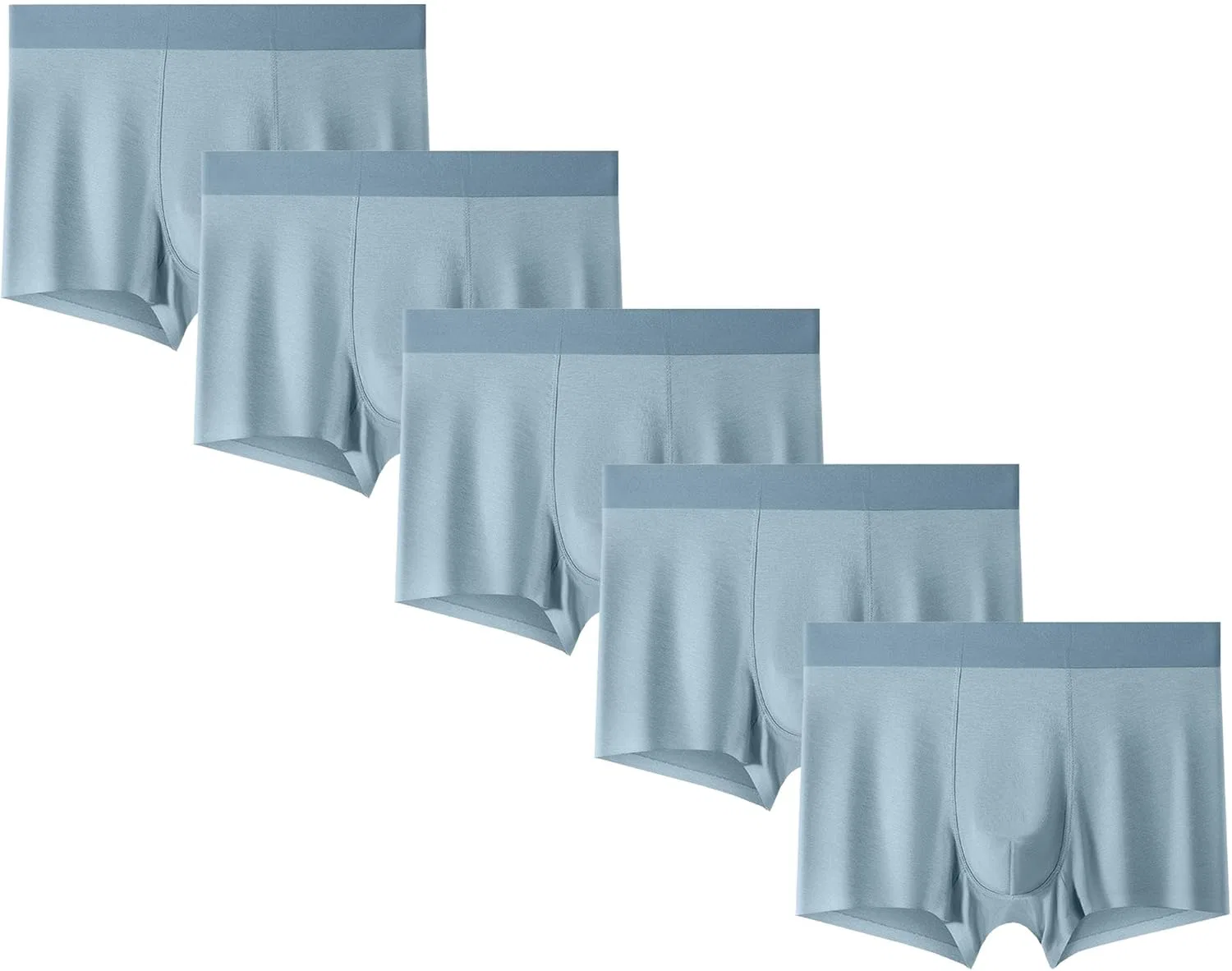 Боксеры Oversized Seamless, Light Blue-5pc
