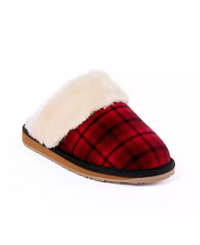 Женские уютные тапочки Carefree Scuff Minnetonka, красный