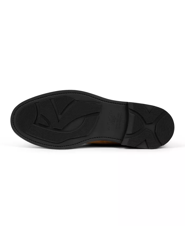 Мужские лоферы Mercer Slip On из кожи с прорезью для монет Anthony Veer — фото 4