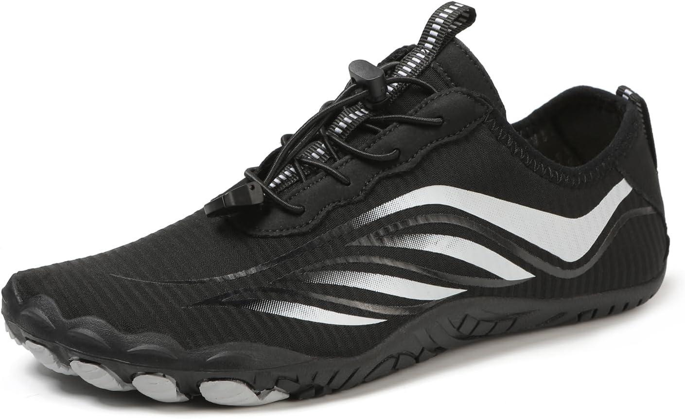 

Женские и мужские водные туфли, спортивная пляжная обувь, плавательные туфли, быстро сохнущие, нескользящие, заземленные, спортивная и туристическая обувь для активного отдыха на природе Generic, черный