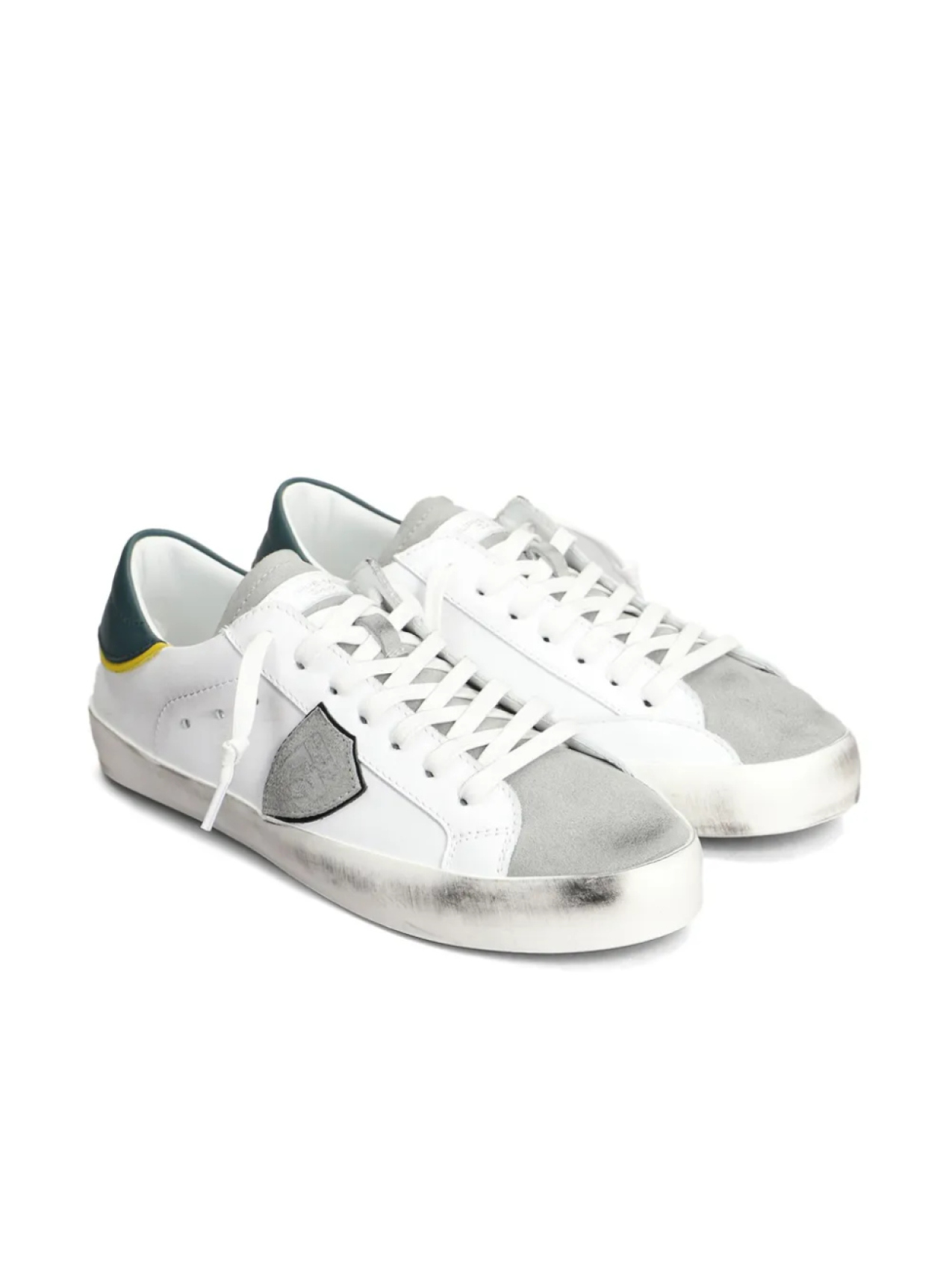 

Кожаные кроссовки Philippe Model Kids, белый