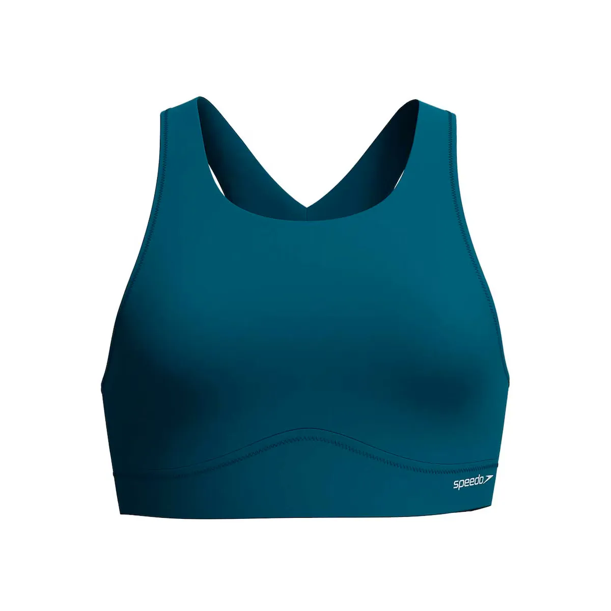 

Женский топ для бикини Mesh Solid Highneck Top Speedo, зеленый