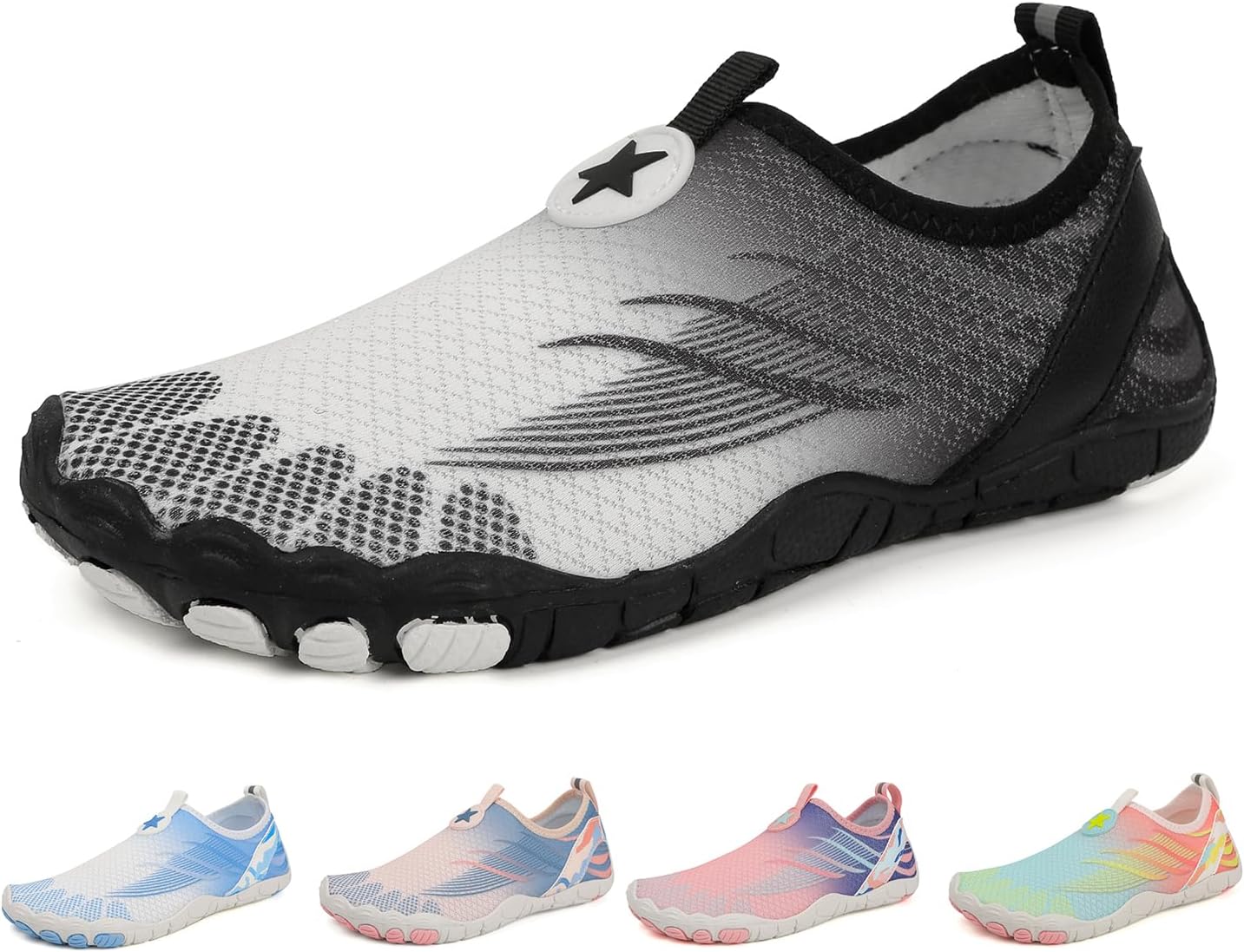 

Кроссовки для женщин и мужчин, быстро сохнущие акваноски, спортивная обувь для походов Zwrxw, черный