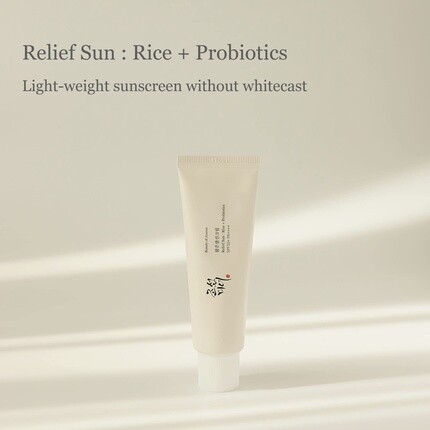 

Relief Sun: Рис + Пробиотики Spf50+ Pa++++ 50мл, Beauty Of Joseon