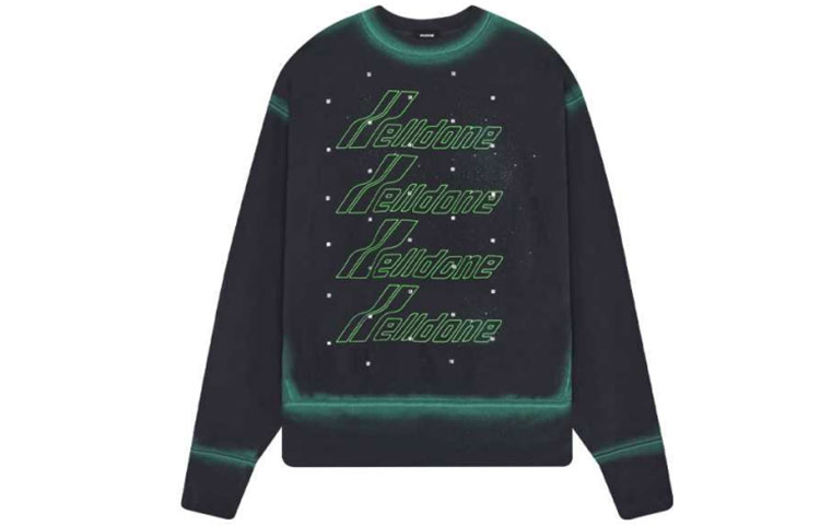 

Свитшот унисекс черный WE11DONE