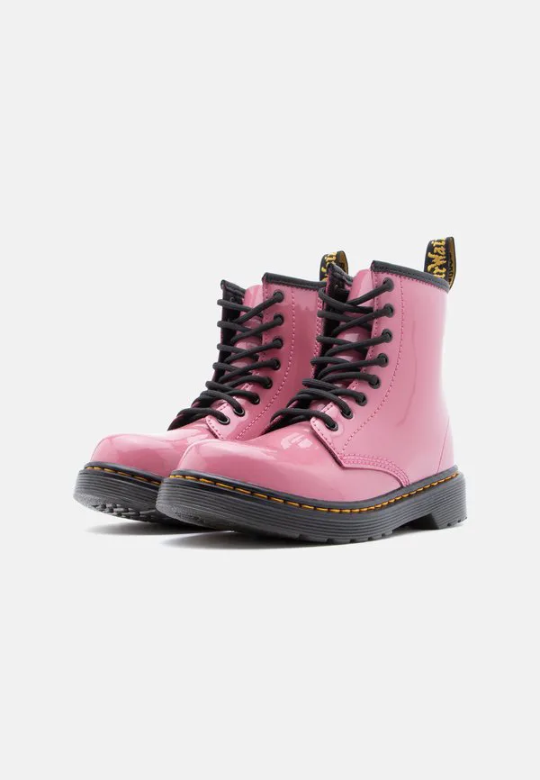 Ботинки Dr. Martens 1460, 8-луночные, унисекс, на шнуровке, до щиколотки, Pink — фото 2