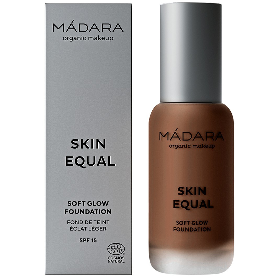 Тональный крем для лица make up skin equal grundierung für ein sanftes strahlen spf 15 Madara, #100 mocha, объем 30 мл — фото 2