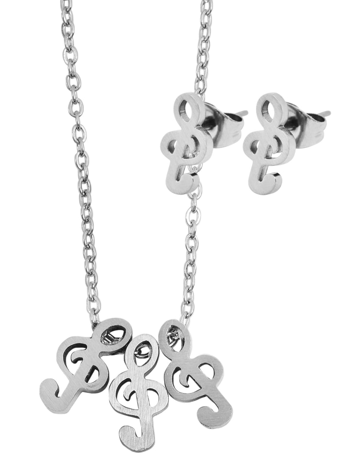 

Adeliás Женское ожерелье - цепочка-якорь для ключей из нержавеющей стали, 43 см, серебристого цвета