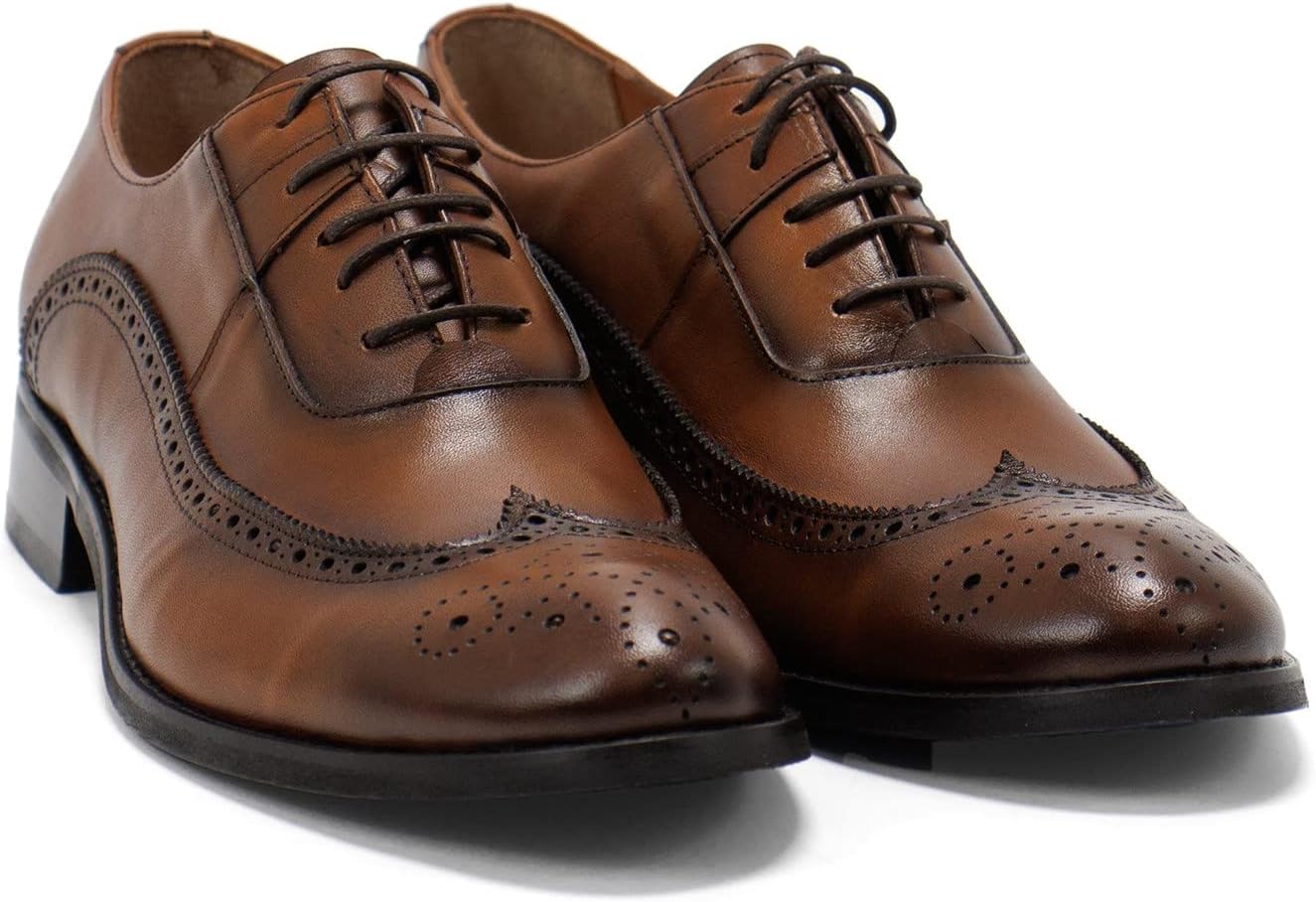 

Мужские оксфорды Hakki Genova из кожи с ушками H Hakki, Cognac