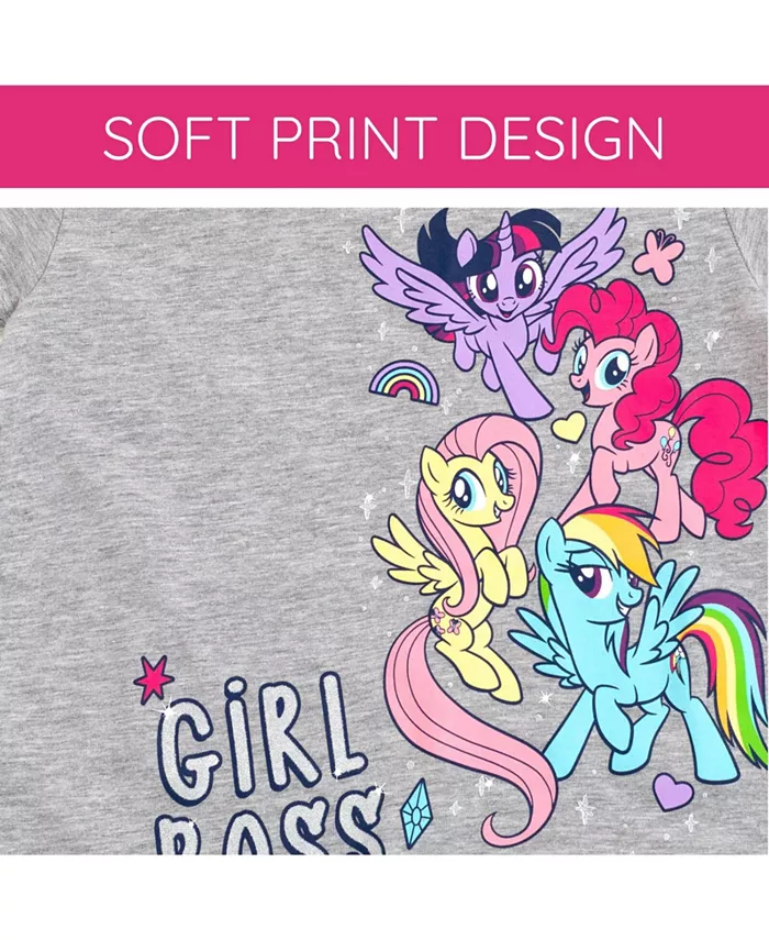Футболка для девочек My Pony My Little Pony, серый — фото 4