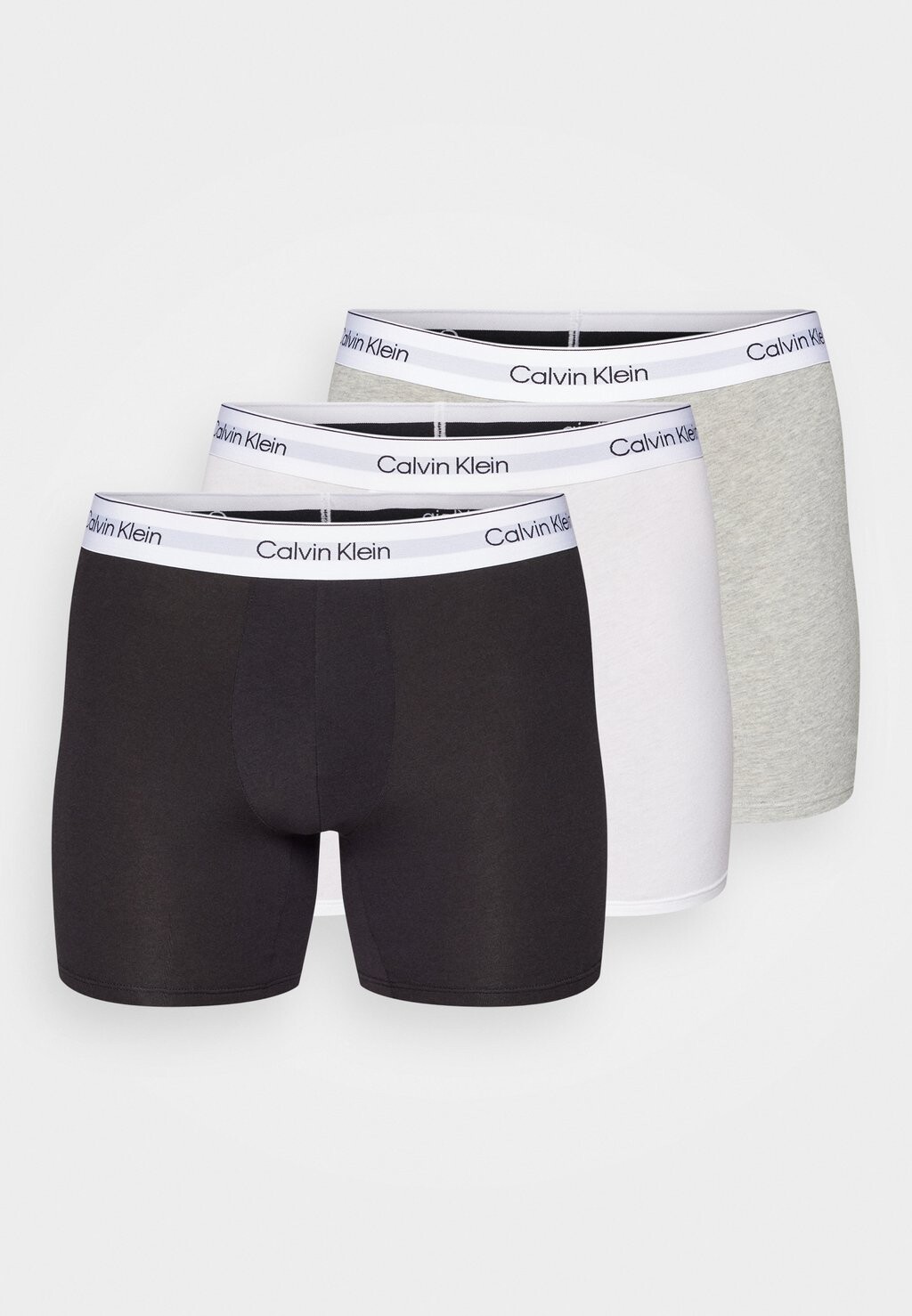 

Брюки MODERN STRETCH BOXER BRIEF 3 PACK Calvin Klein Underwear, черный