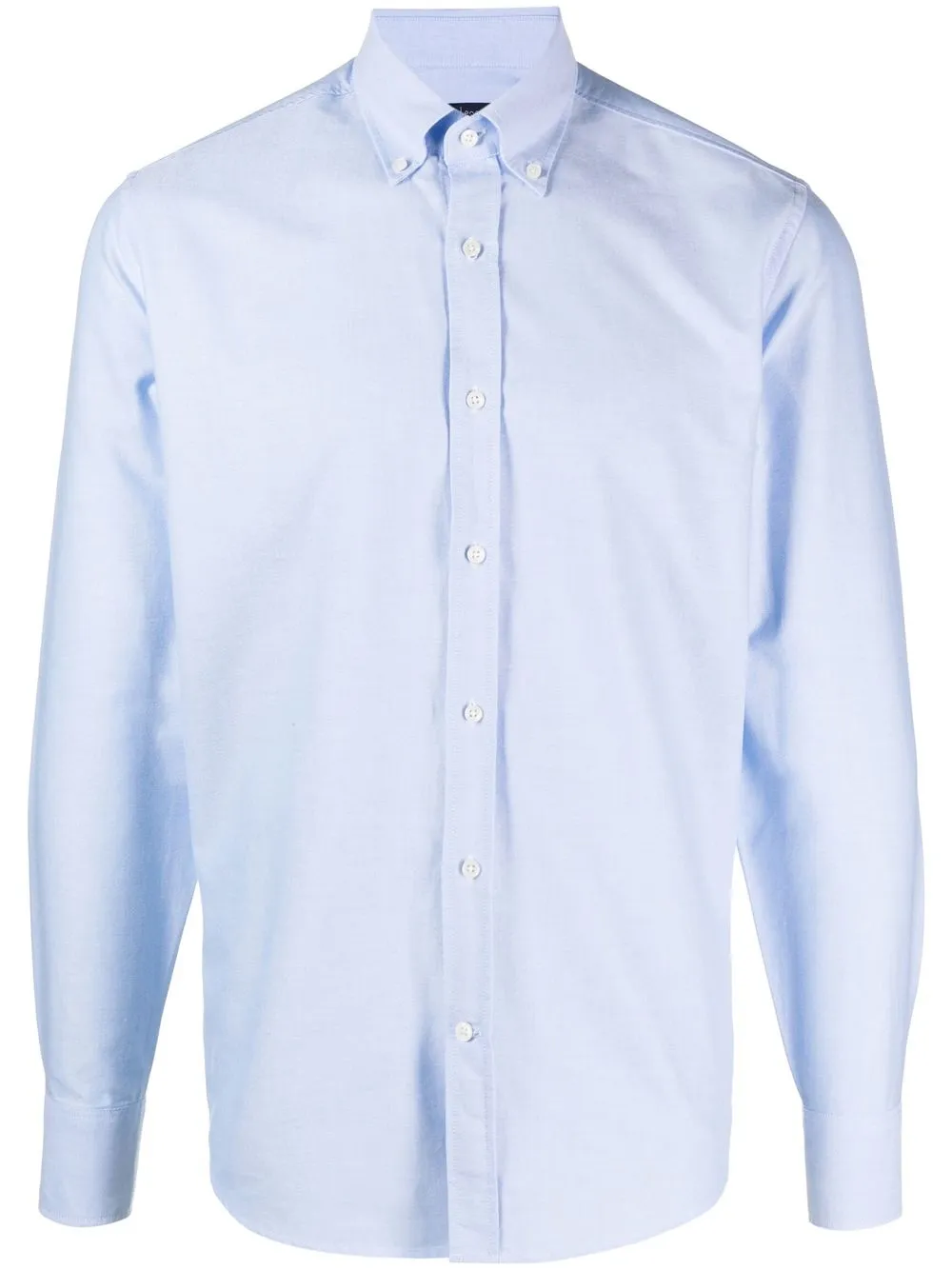 

Поплиновая рубашка узкого кроя Deperlu, синий