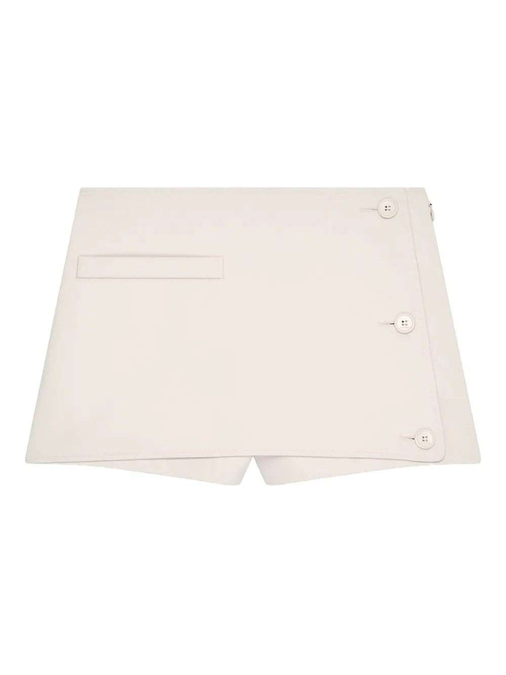 

Короткие шорты с пуговицами Courrèges, нейтральный