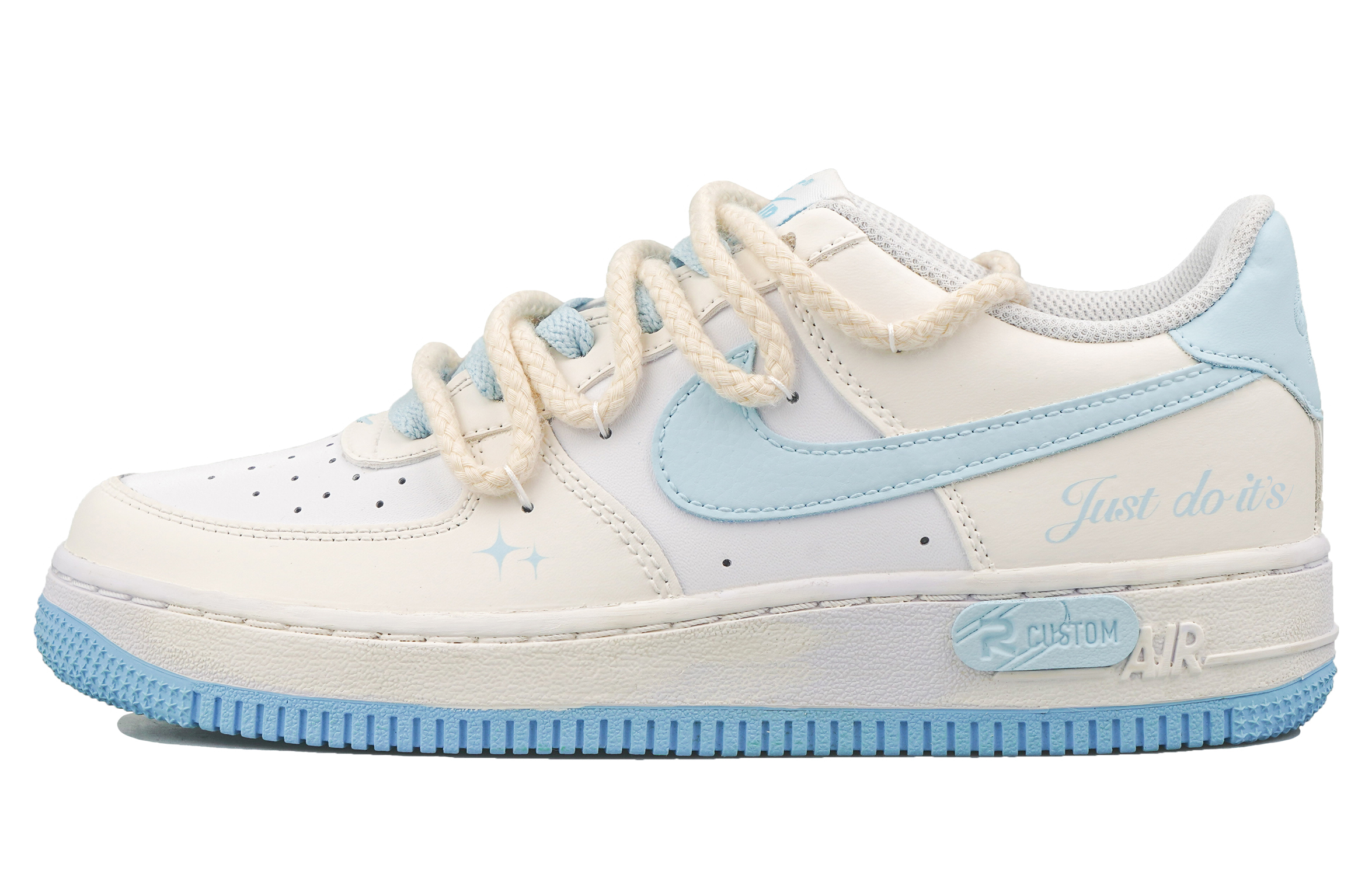 

Низкие детские кроссовки для скейтбординга Air Force 1 RISK для подростков Nike, синий