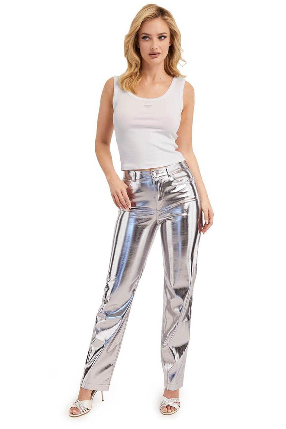 

Майка Sl Triangle Bling Rib, чистый белый цвет Debenhams, белый