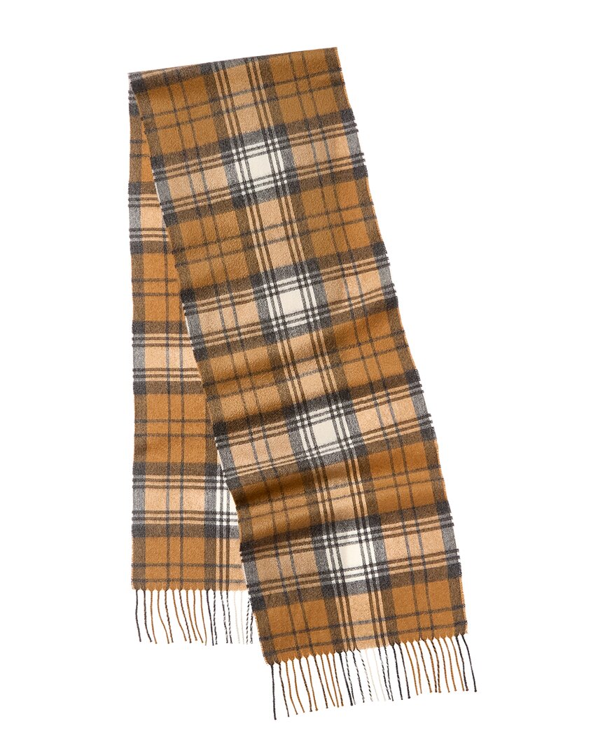 

Amicale Cashmere Современный кашемировый шарф в клетку, коричневый