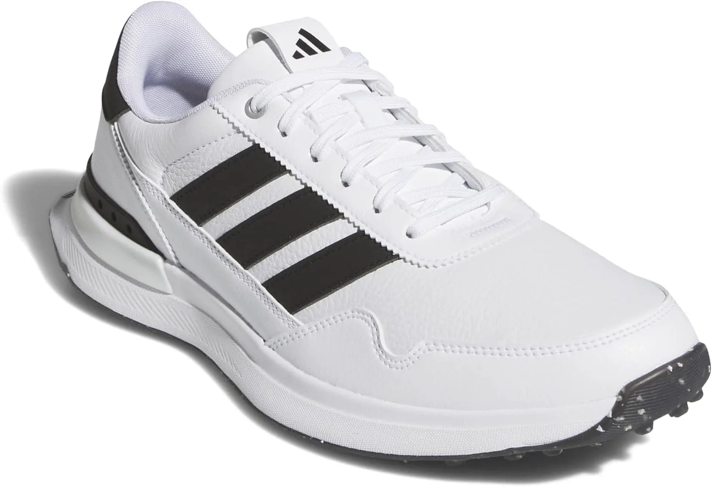 Мужские кожаные кроссовки Adidas S2g 26, белый/черный — фото 3