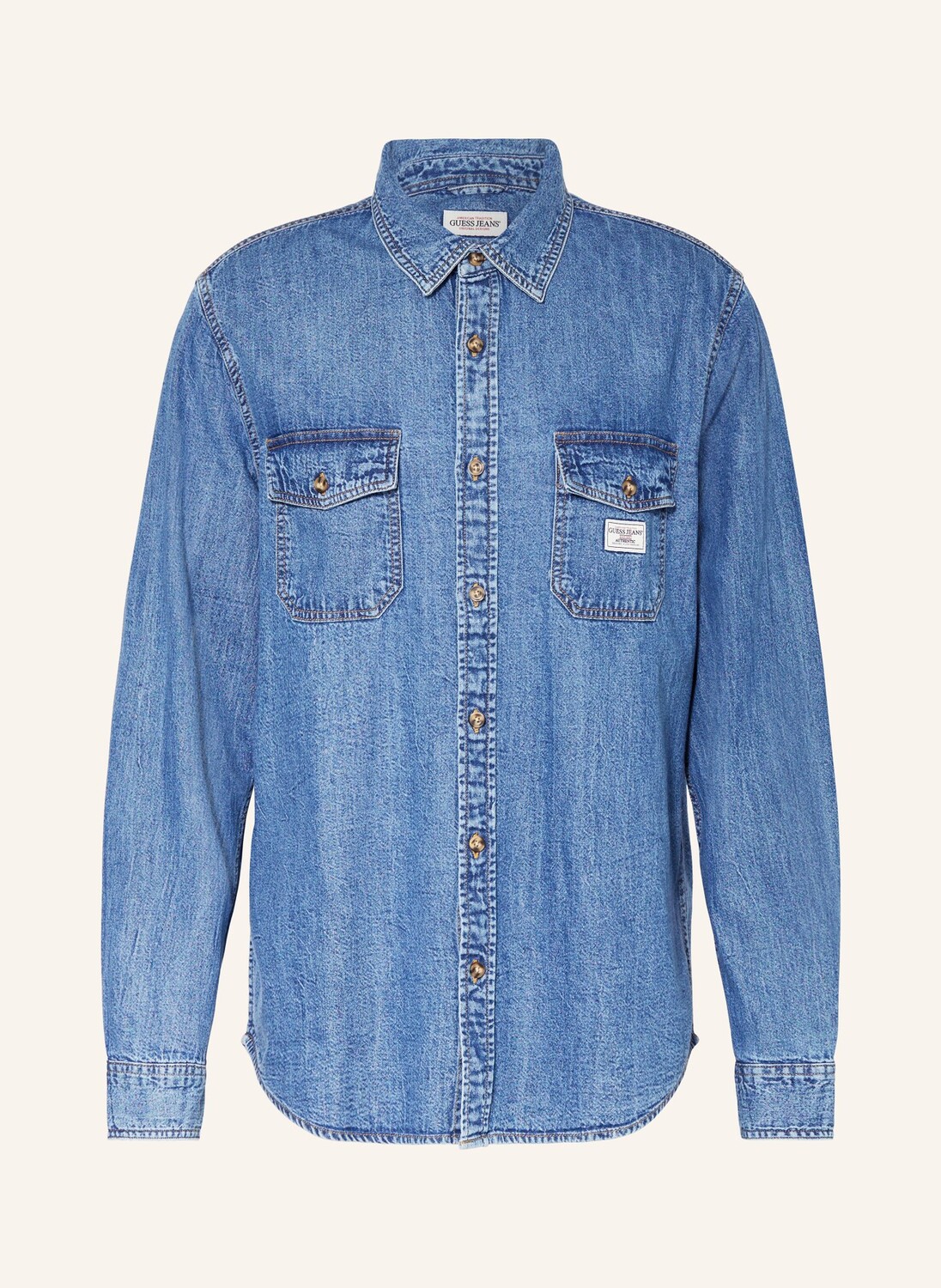 

Джинсовая куртка Guess Jeans, синий