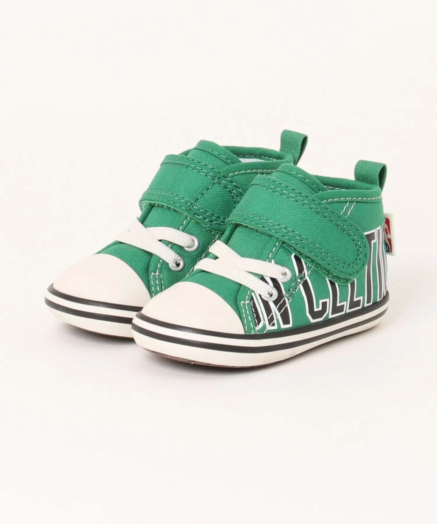 Детские кроссовки Converse BABY ALLSTAR NBA V-1 Бостон Селтикс зелёные