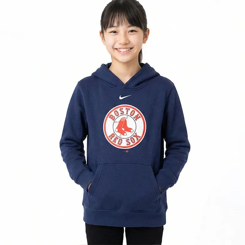 Толстовка MLB для детей 3-7 лет Nike, темно-синий — фото 4
