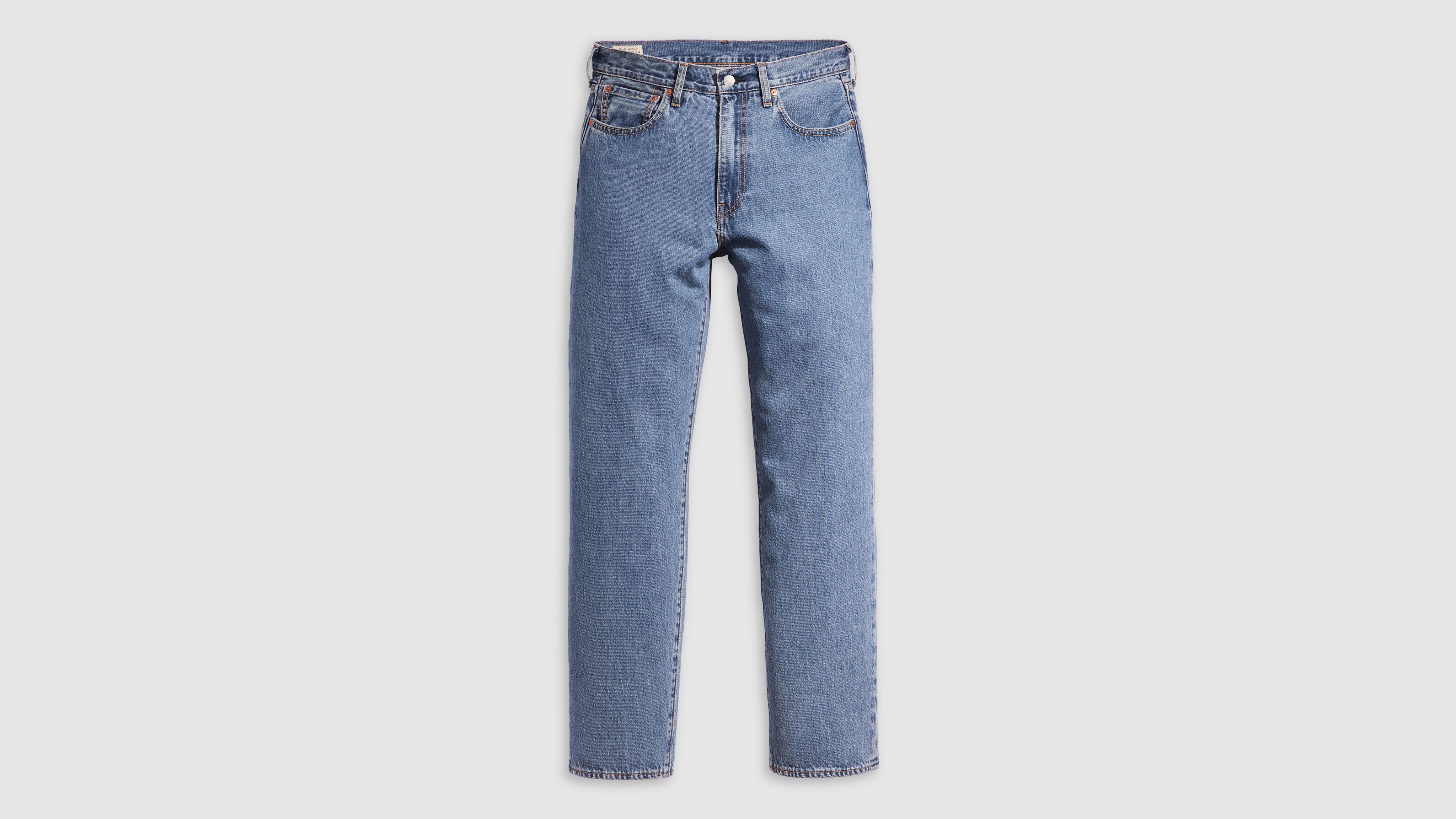 568 Свободные прямые мужские джинсы Levi's, цвет Blue Essentials - Medium Wash — фото 4
