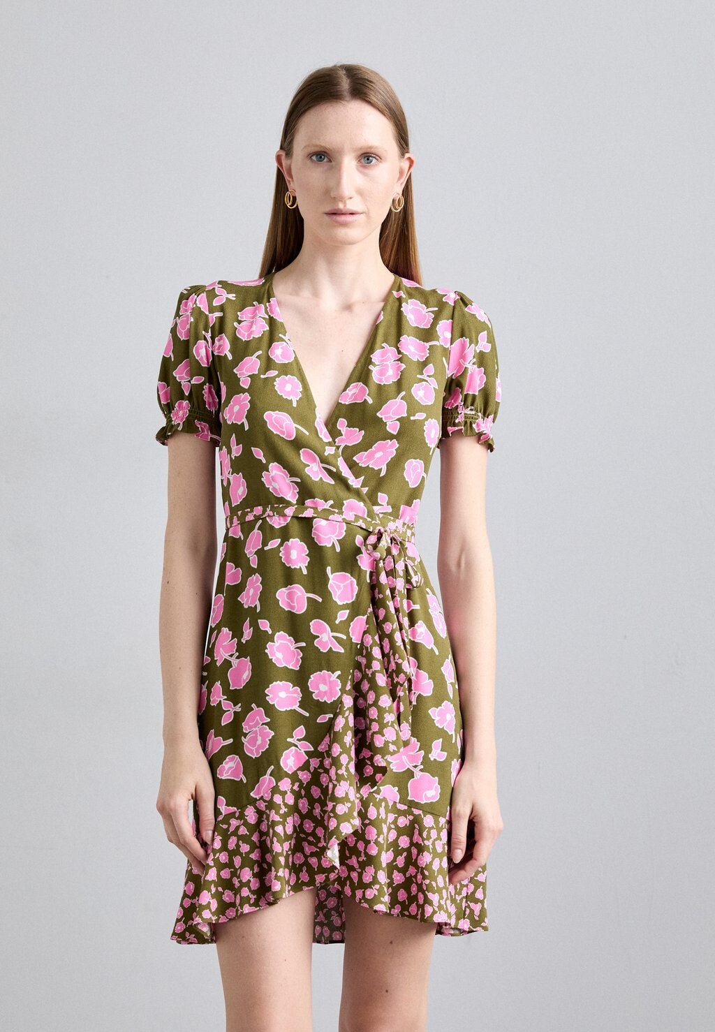 

Летнее платье Emilia Mini Dress Diane von Furstenberg, фуксия