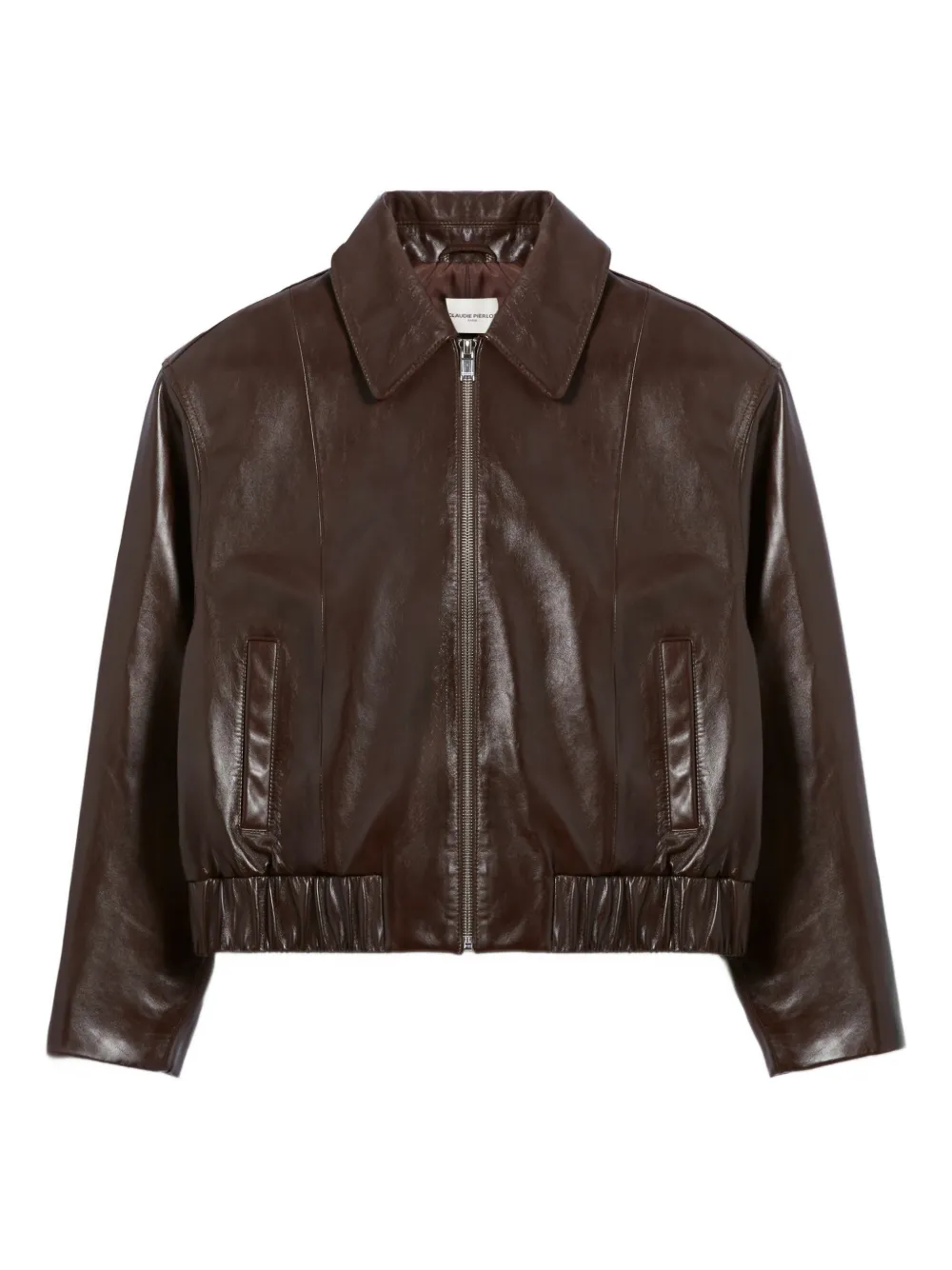 

Кожаная куртка Claudie Pierlot, коричневый