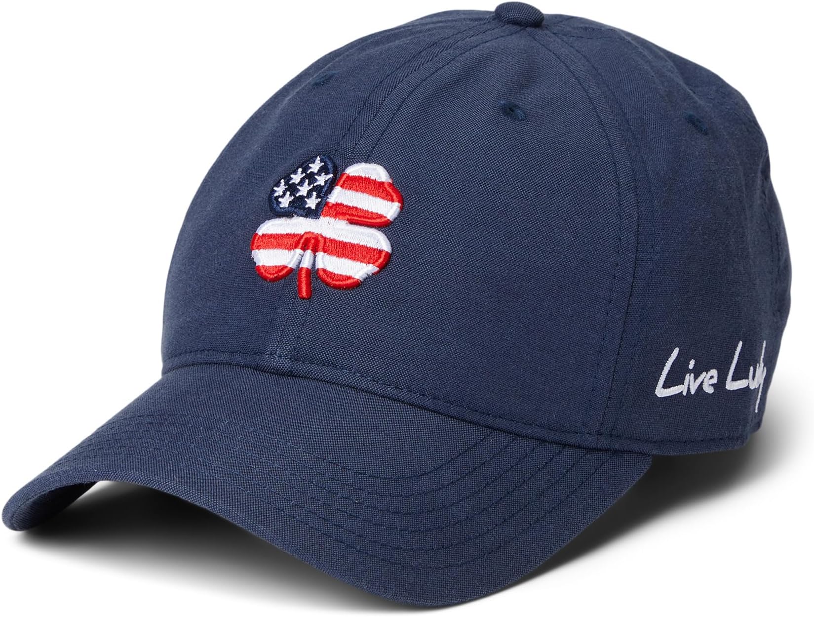 

Бейсболка Black Clover Usa Cloud 2 Adjustable Hat, цвет Navy Hat/3d American Flag Clover